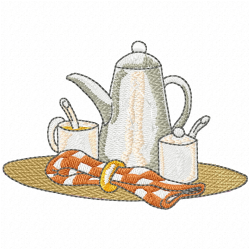 Teapots Embroidery Design 9 Teapots Embroidery Design 9